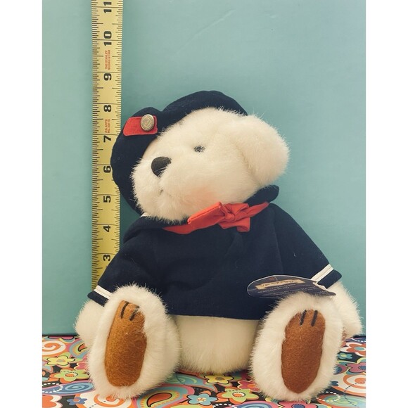 VTG 1996 Brass Button Bears Taylor Pickford Collection w/ Outfit Hat - Picture 3 of 8